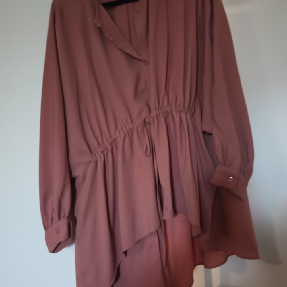 SHEIN Women's Tunic - Rose/Soft Pink